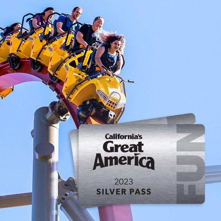 California 39 s Great America Santa - Rollercoaster 